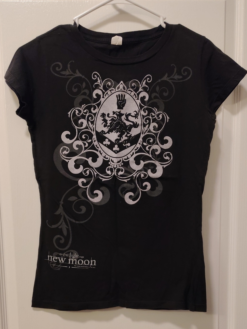 Black Graphic Crest Short Sleeve Tee
